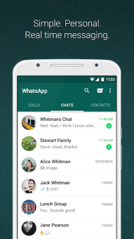 WhatsApp Messenger screen 1