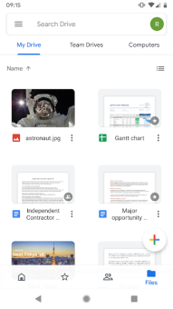 Google Drive screen 3