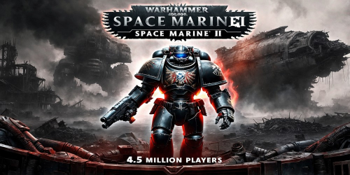 Image for article 'Warhammer 40,000: Space Marine II Surges to 4.5 Million Players, Setting the Stage for Future Success'