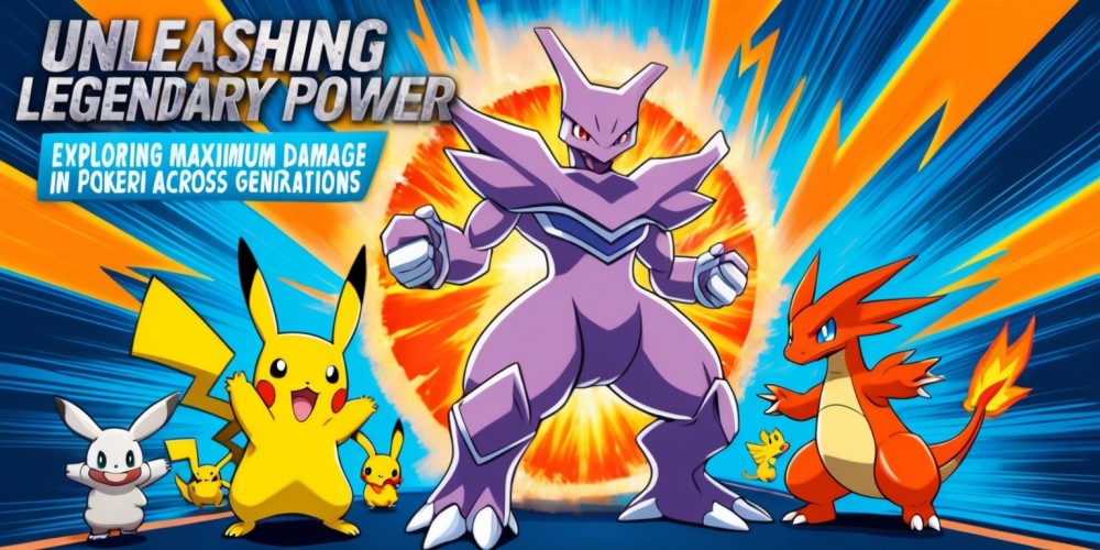 Unleashing Legendary Power: Exploring Maximum Damage in Pokémon Across Generations main image